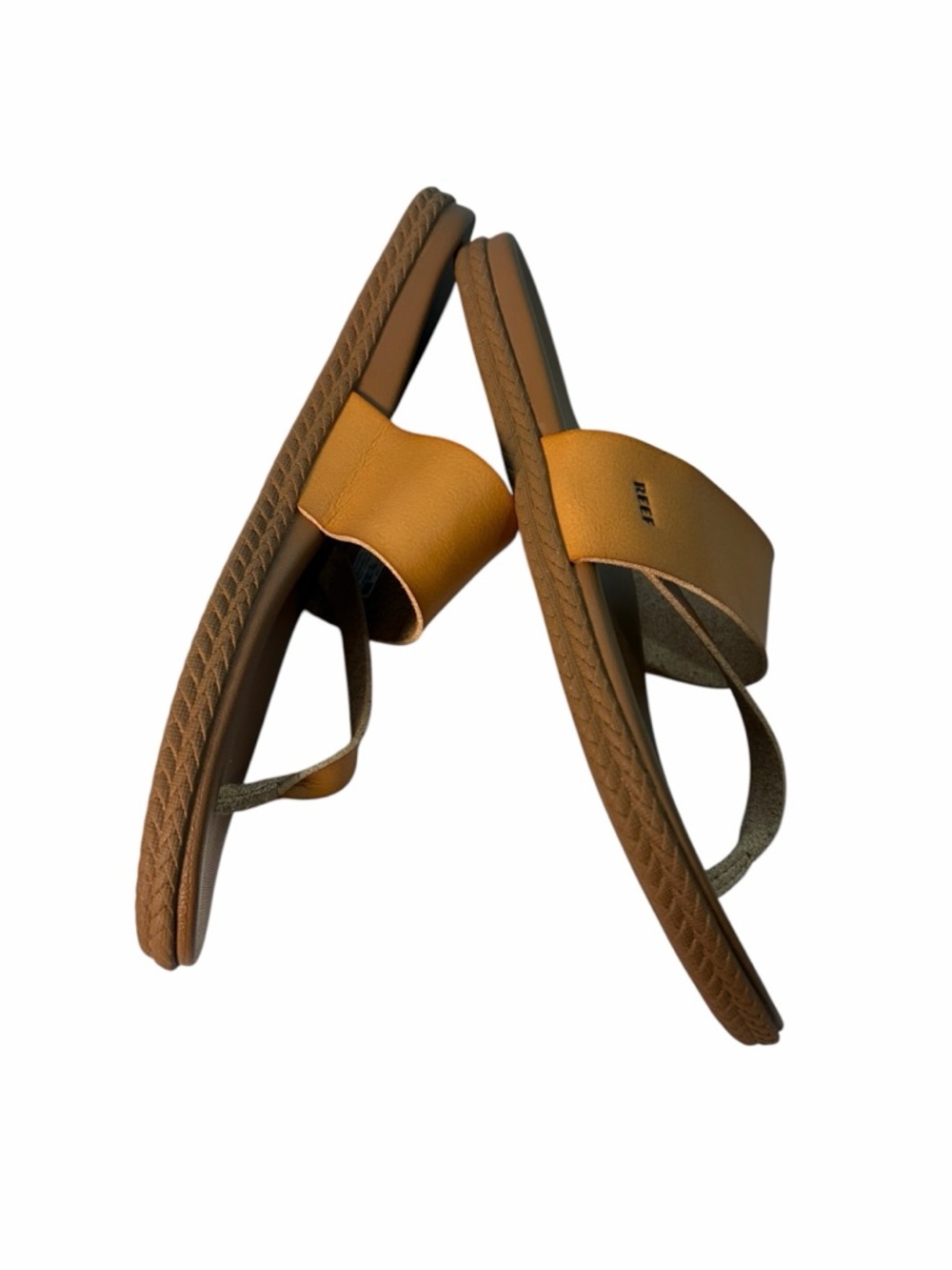 Reef Cushion Sol Size 9 Sandals Natural Tan Flip Flops Thong - Picture 3 of 9